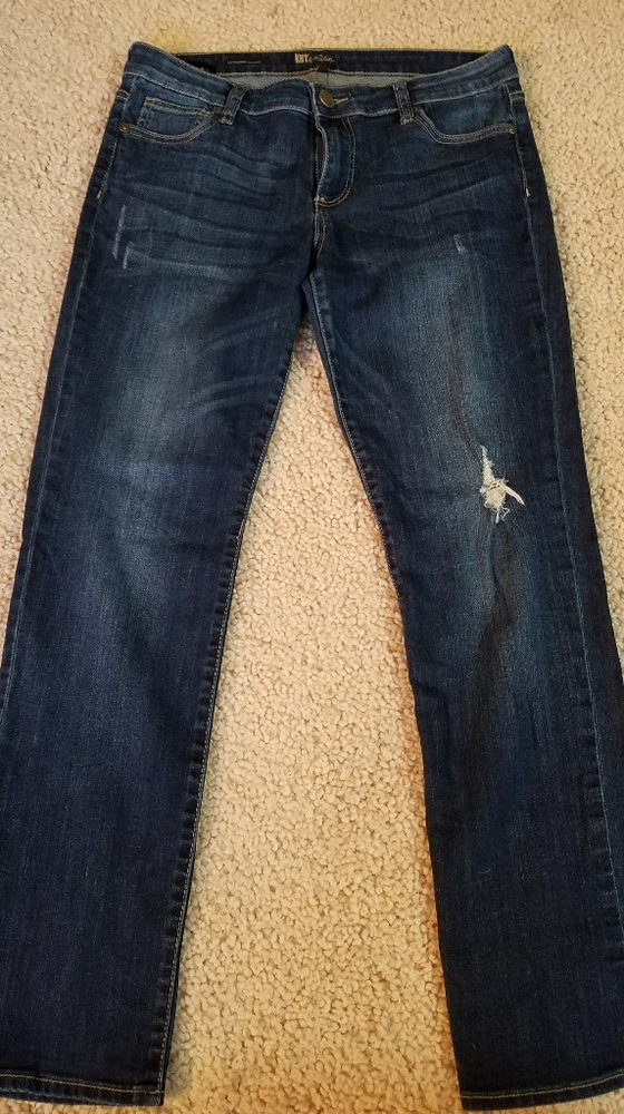 Kut from the Kloth Catherine Boyfriend jeans, 10